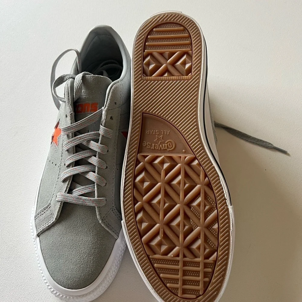 *NEW* Unisex Converse One Star‎ Pro Skateboard Shoes Wolf Gray 🔥🔥 No Box!!